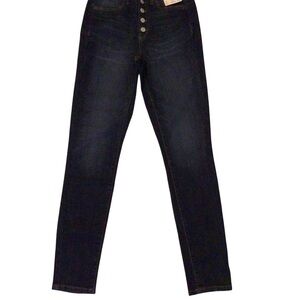 Dark Blue Jegging High Rise Skinny Leg Jeans Size 7/28W
